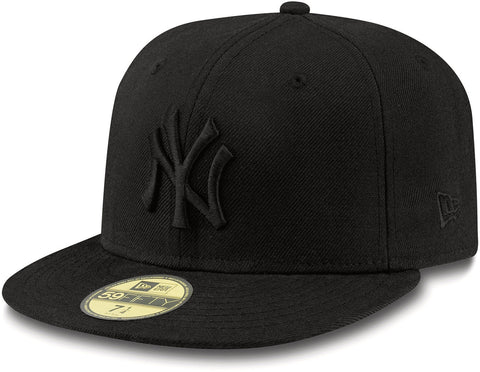 New York Yankees New Era 59Fifty MLB All Black Baseball Cap