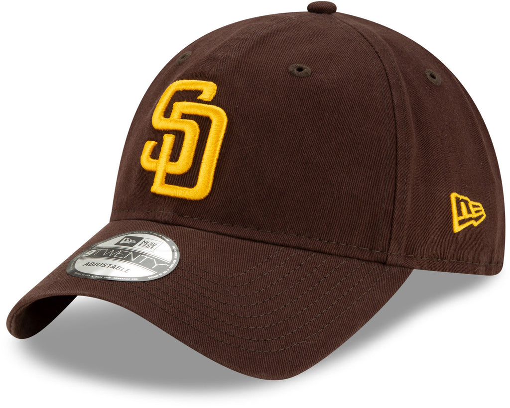 San Diego Padres New Era 9Twenty MLB Core Classic Brown Baseball Cap