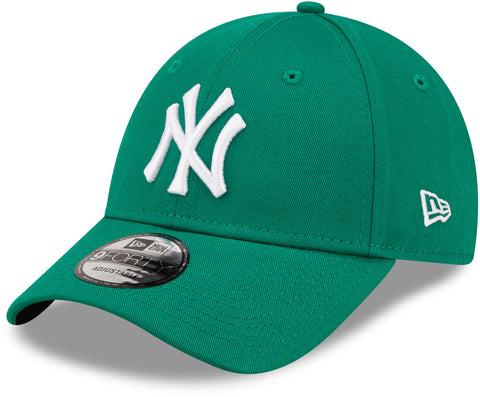 Womens New York Yankees New Era 9Forty Essential Kelly Green Baseball Cap - pumpheadgear, baseball caps