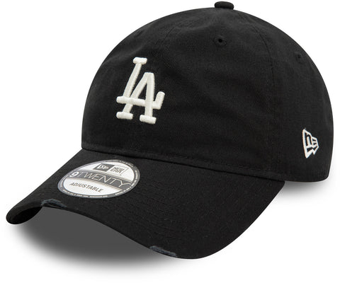 Los Angeles Dodgers New Era 9Twenty Distressed Black Baseball Cap