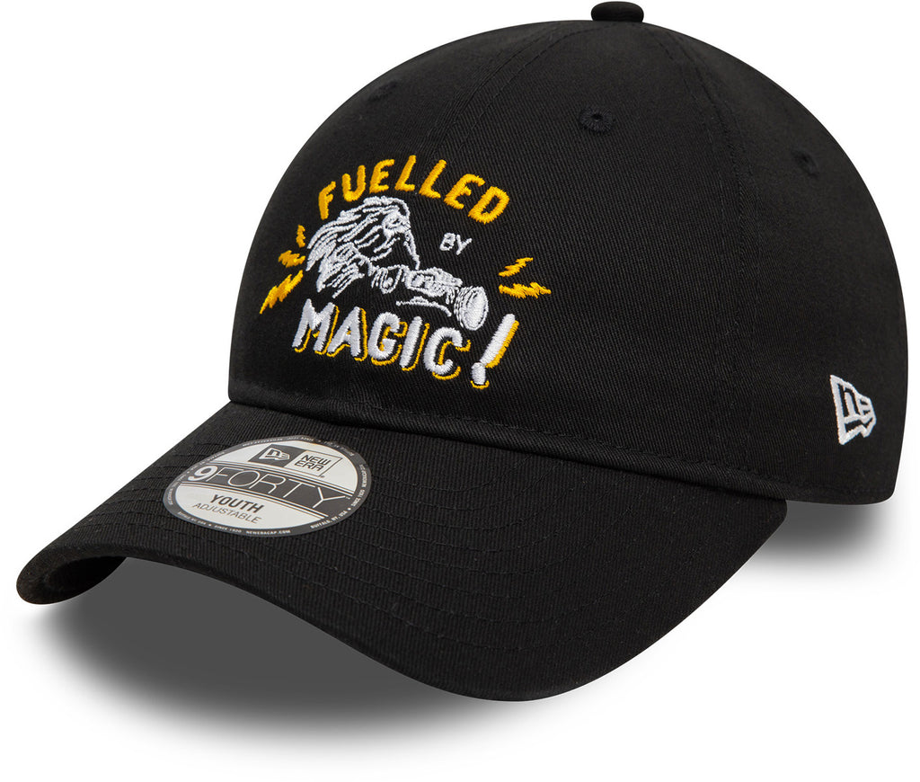 Kids New Era 9Twenty Harry Potter Fuelled By Magic Black Cap(Age 6-12 Years) - pumpheadgear, baseball caps