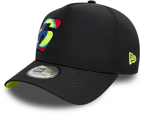 VR46 New Era Moon Sun Frame Black Trucker Cap