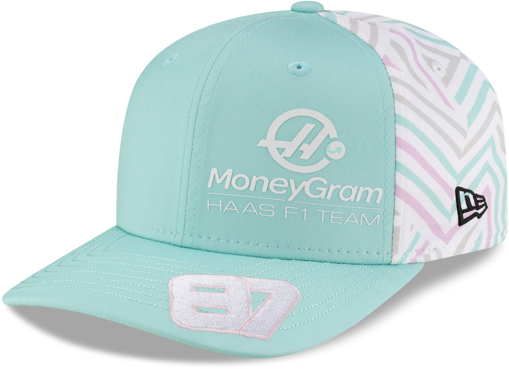 Haas F1 New Era 9Seventy Miami GP Oliver Bearman Stretch Snapback Cap