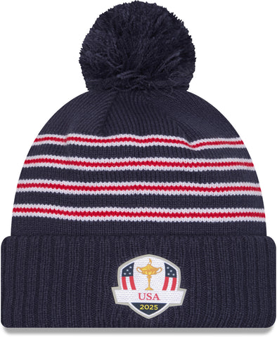Ryder Cup 2025 New Era Saturday Pom Cuff Knit Beanie