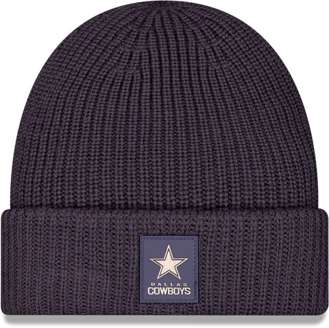 Dallas Cowboys New Era NFL 2025 Sideline Cold Weather Cuff Knit Beanie
