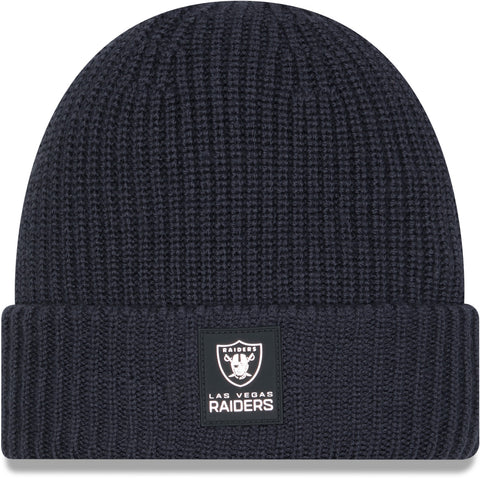 Las Vegas Raiders New Era NFL 2025 Sideline Cold Weather Cuff Knit Beanie