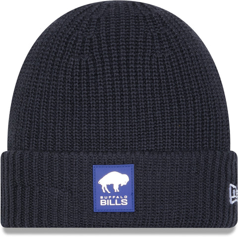 Buffalo Bills New Era NFL 2025 Sideline Cold Weather Cuff Knit Beanie