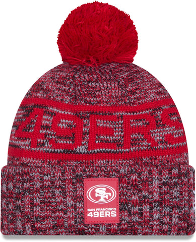San Francisco 49Ers New Era NFL 2025 Sideline Cold Weather Sport Knit Bobble Hat