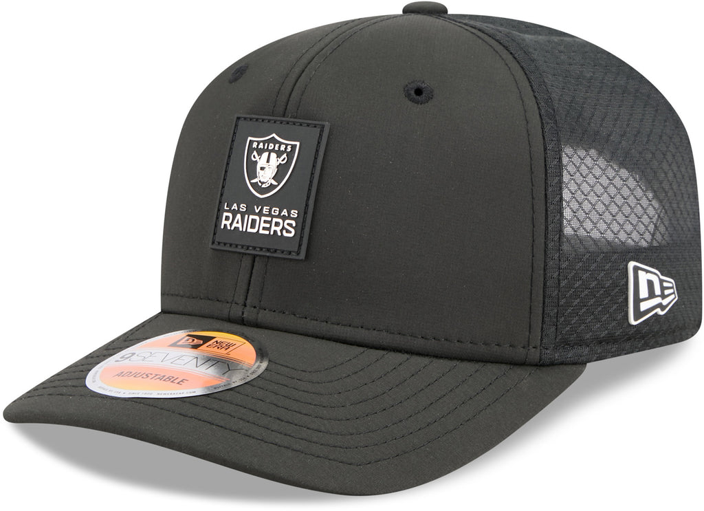 Las Vegas Raiders NFL Sideline 2025 New Era 9Seventy Stretch Snapback Cap