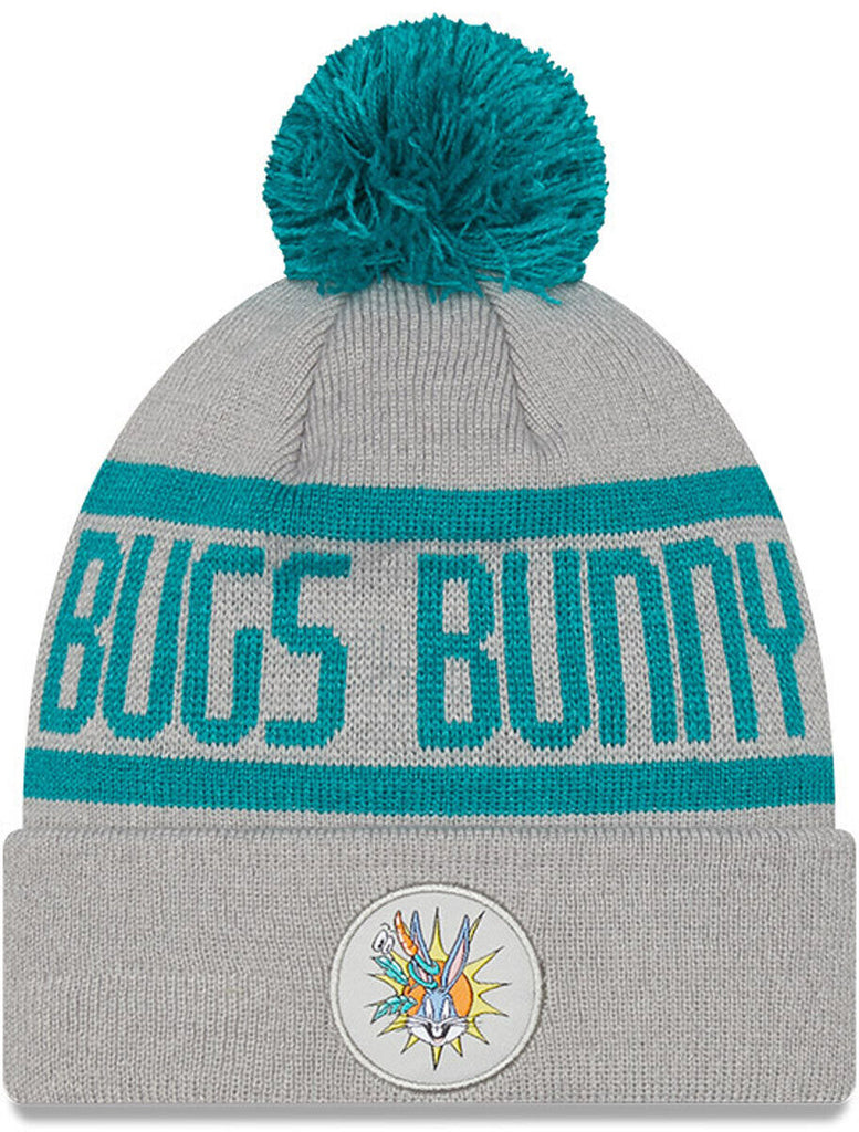 Bugs Bunny New Era Kids Looney Tunes Jake Cuff Knit Bobble Hat - lovemycap