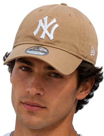 New York Yankees New Era 9Twenty League Essential Camel Baseball Cap