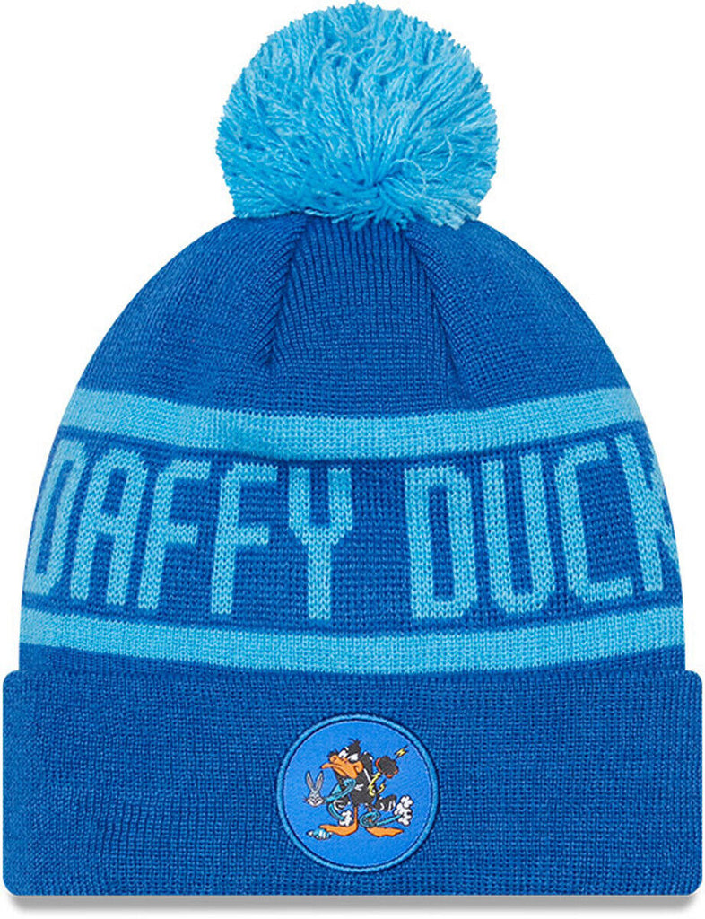 Daffy Duck New Era Kids Looney Tunes Jake Cuff Knit Bobble Hat - lovemycap