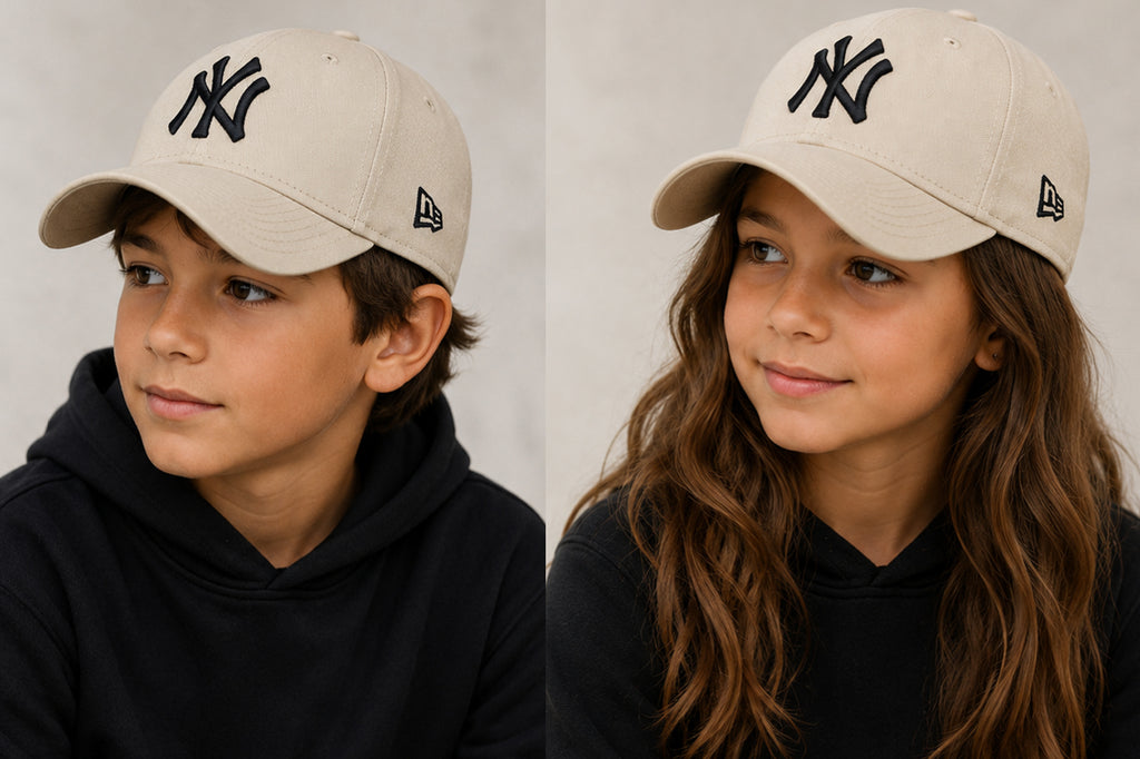 Kids New York Yankees Stone Baseball Cap New Era 9Forty Cap (4 - 12 Years) - pumpheadgear, baseball caps