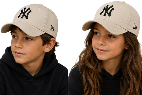 Kids New York Yankees Stone Baseball Cap New Era 9Forty Cap (4 - 12 Years) - pumpheadgear, baseball caps