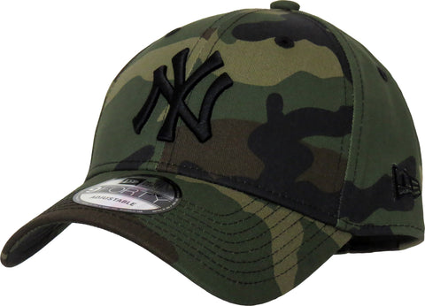 New York Yankees New Era 9Forty League Basic Camo Baseball Cap - pumpheadgear, baseball caps