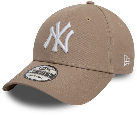 New York Yankees New Era 9Forty League Essential Ash Baseball Cap - pumpheadgear, baseball caps