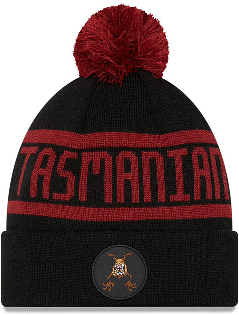 Tasmanian Devil New Era Kids Looney Tunes Jake Cuff Knit Bobble Hat - lovemycap