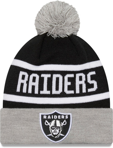 Las Vegas Raiders New Era Jake Cuff NFL Team Bobble Hat - lovemycap