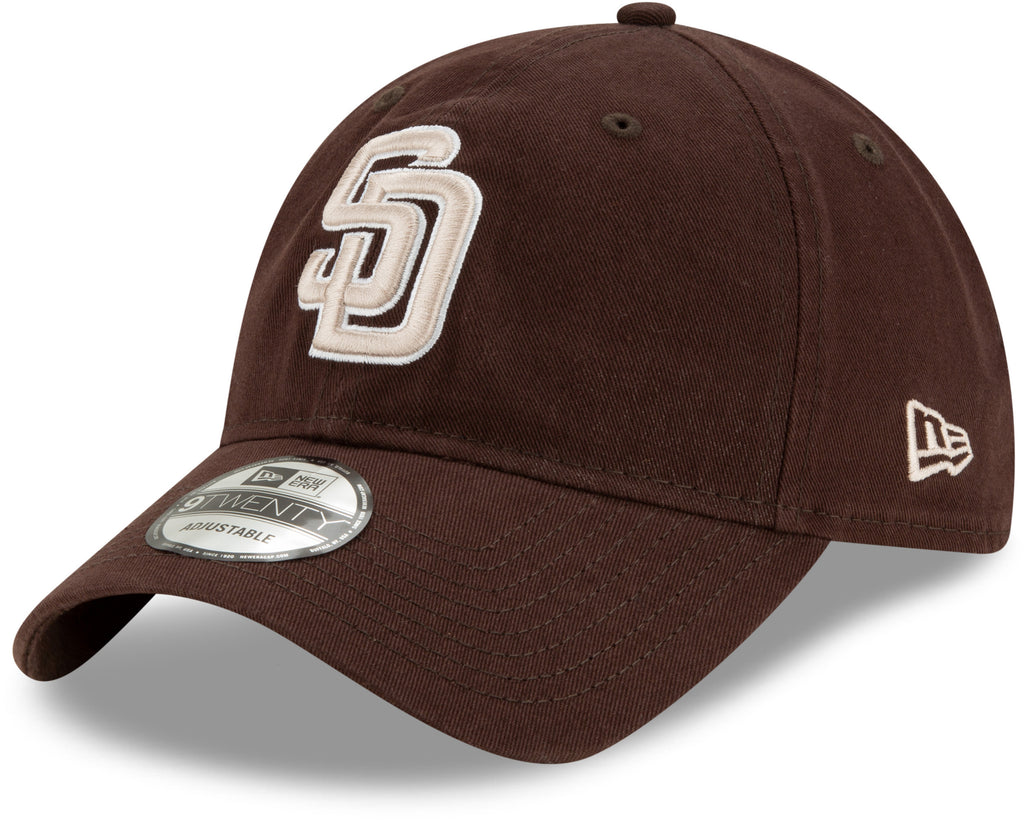 San Diego Padres New Era 9Twenty MLB Core Classic Brown Baseball Cap