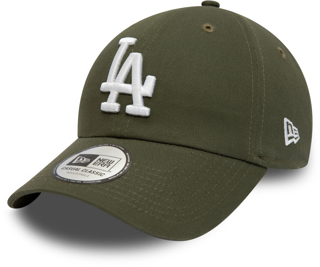 Los Angeles Dodgers New Era 9Twenty League Essential Olive Baseball Cap - lovemycap