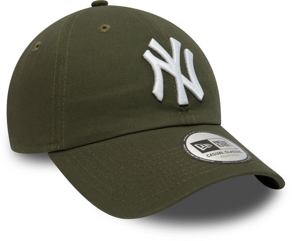 New york Yankees New Era 9Twenty League Essential Olive Baseball Cap - lovemycap