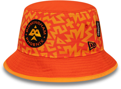 Birmingham Phoenix The Hundred New Era All Over Print Bucket Hat - pumpheadgear, baseball caps