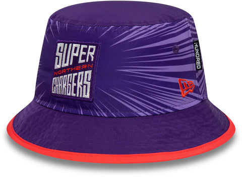 Super Northern Chargers The Hundred New Era All Over Print Bucket Hat - pumpheadgear, baseball caps