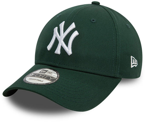 New York Yankees New Era Baseball Cap 9Forty League Essential Dark Green Cap
