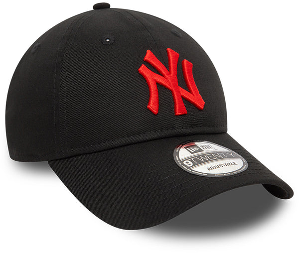 New York Yankees Black/Red Baseball Cap League Essential New Era 9Twenty Cap