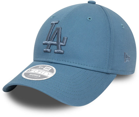 Womens Los Angeles Dodgers New Era 9Forty Essential Blue Baseball Cap - pumpheadgear, baseball caps