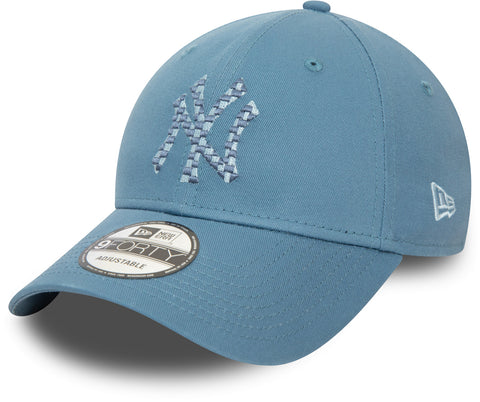 New York Yankees New Era 9Forty Seasonal Infill Blue Baseball Cap - pumpheadgear, baseball caps