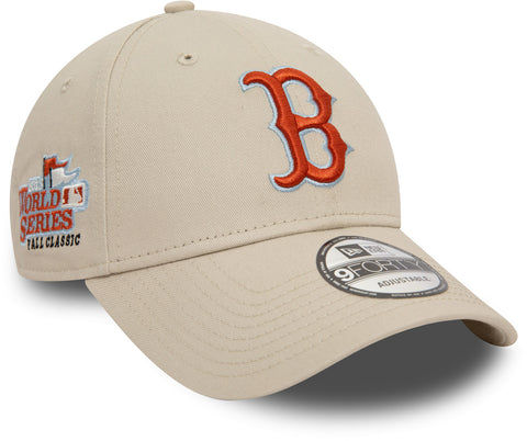 Boston Red Sox New Era 9Forty MLB Patch Stone Baseball Cap - pumpheadgear, baseball caps