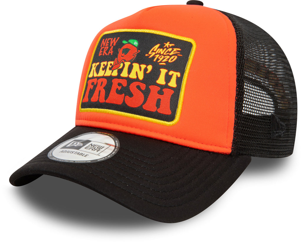 New Era Keepin It Fresh Patch Trucker Cap - pumpheadgear, baseball caps