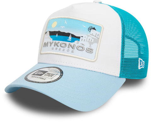 New Era Mykonos Summer Trucker Cap - pumpheadgear, baseball caps