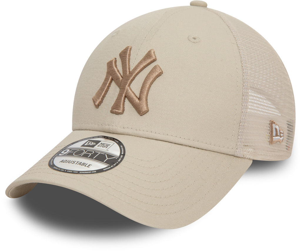 New York Yankees New Era 9Forty Home Field Stone Trucker Cap - pumpheadgear, baseball caps