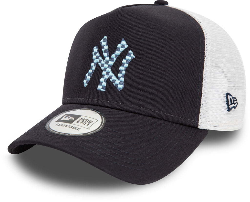 New York Yankees New Era Seasonal Infill Navy Trucker Cap - pumpheadgear, baseball caps