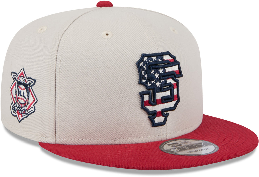 San Francisco Giants Era 9Fifty MLB 2024 July 4th Team Snapback Cap - pumpheadgear, baseball caps