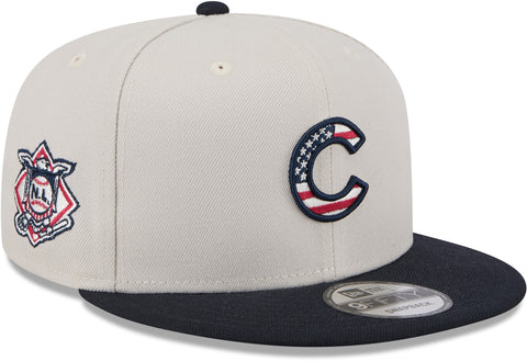 Chicago Cubs New Era 9Fifty MLB 2024 July 4th Team Snapback Cap - pumpheadgear, baseball caps