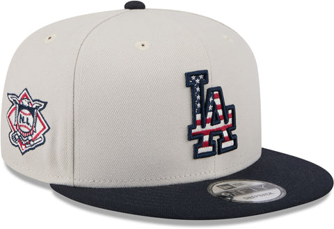 Los Angeles Dodgers Era 9Fifty MLB 2024 July 4th Team Snapback Cap - pumpheadgear, baseball caps