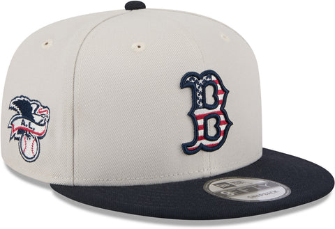 Boston Red Sox New Era 9Fifty MLB 2024 July 4th Team Snapback Cap - pumpheadgear, baseball caps