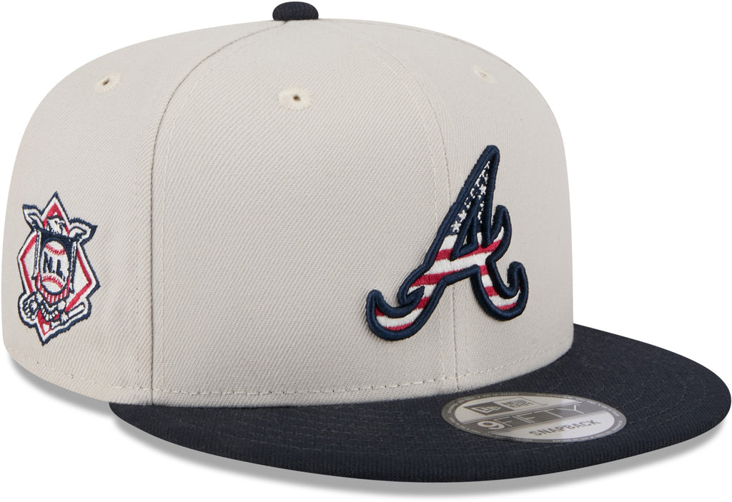 Atlanta Braves New Era 9Fifty MLB 2024 July 4th Team Snapback Cap - pumpheadgear, baseball caps