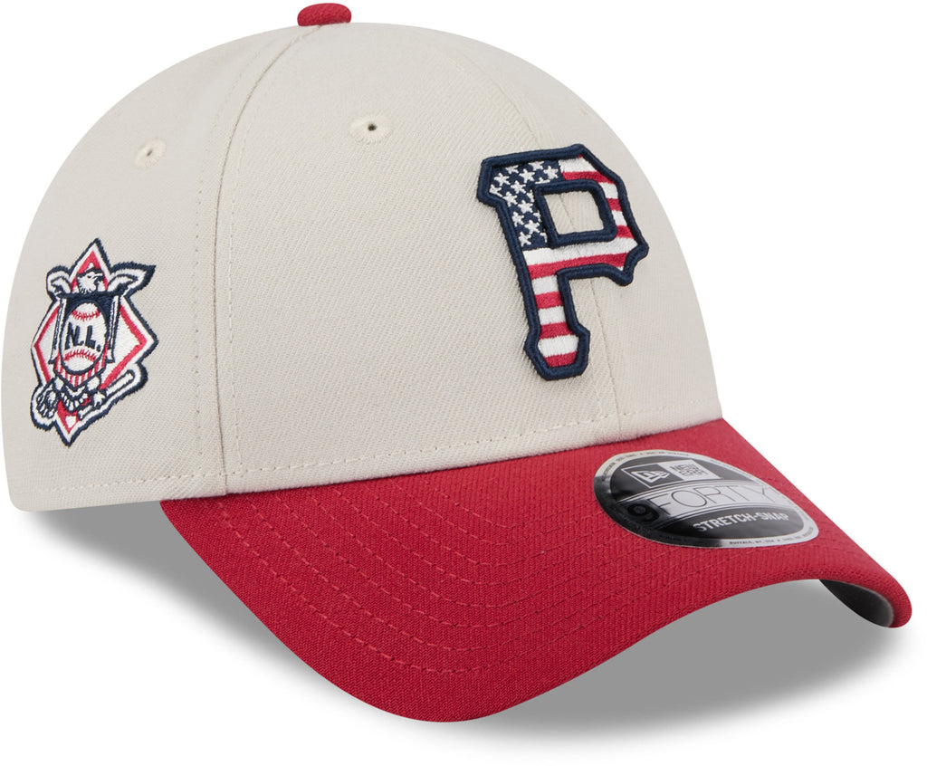 Pittsburgh Pirates New Era 9Forty MLB 2024 July 4th Team Baseball Cap - pumpheadgear, baseball caps