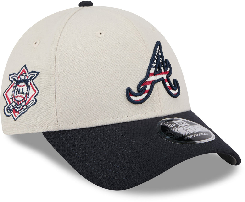 Atlanta Braves New Era 9Forty MLB 2024 July 4th Team Baseball Cap - pumpheadgear, baseball caps