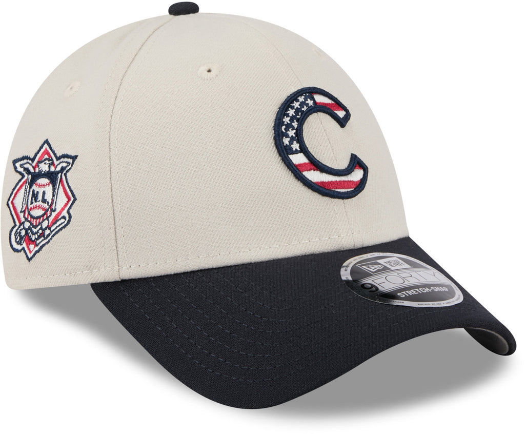 Chicago Cubs New Era 9Forty MLB 2024 July 4th Team Baseball Cap - pumpheadgear, baseball caps