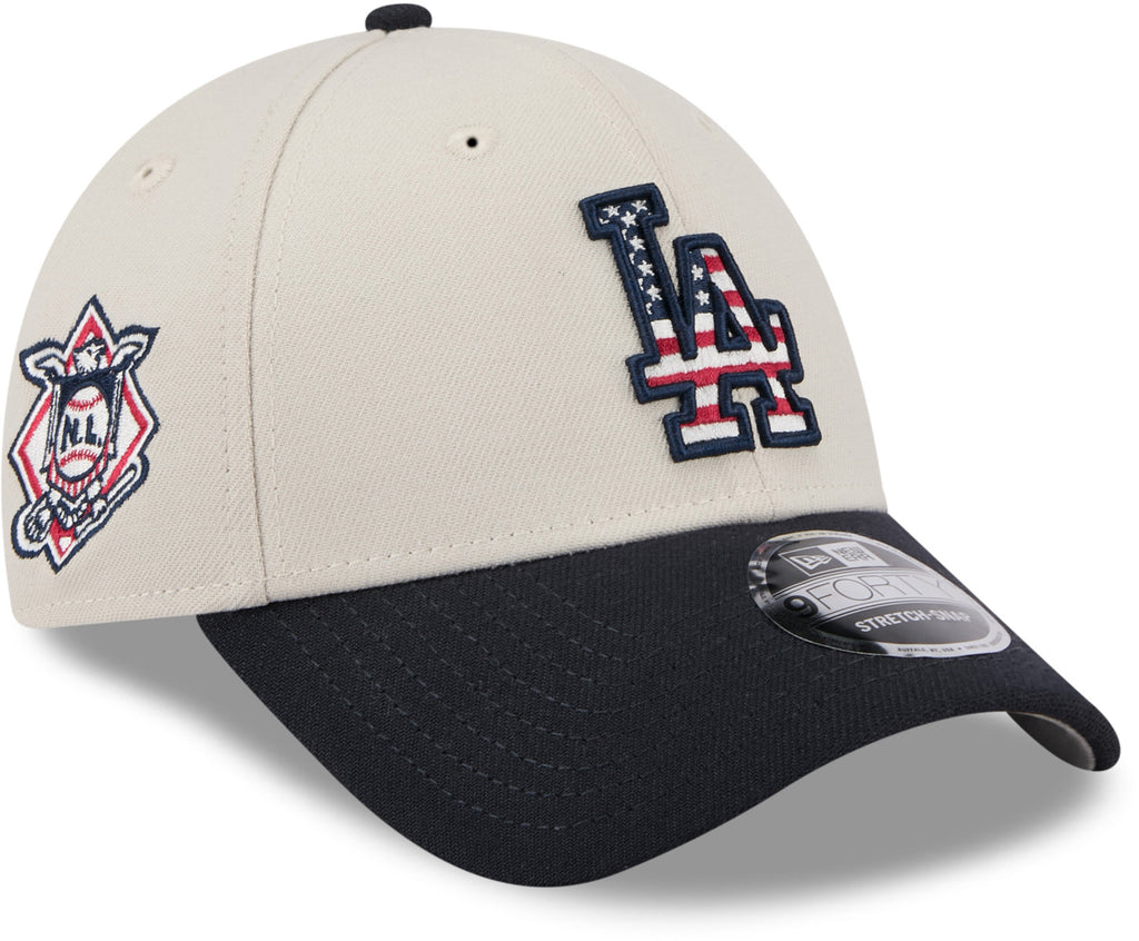 Los Angeles Dodgers New Era 9Forty MLB 2024 July 4th Team Baseball Cap - pumpheadgear, baseball caps