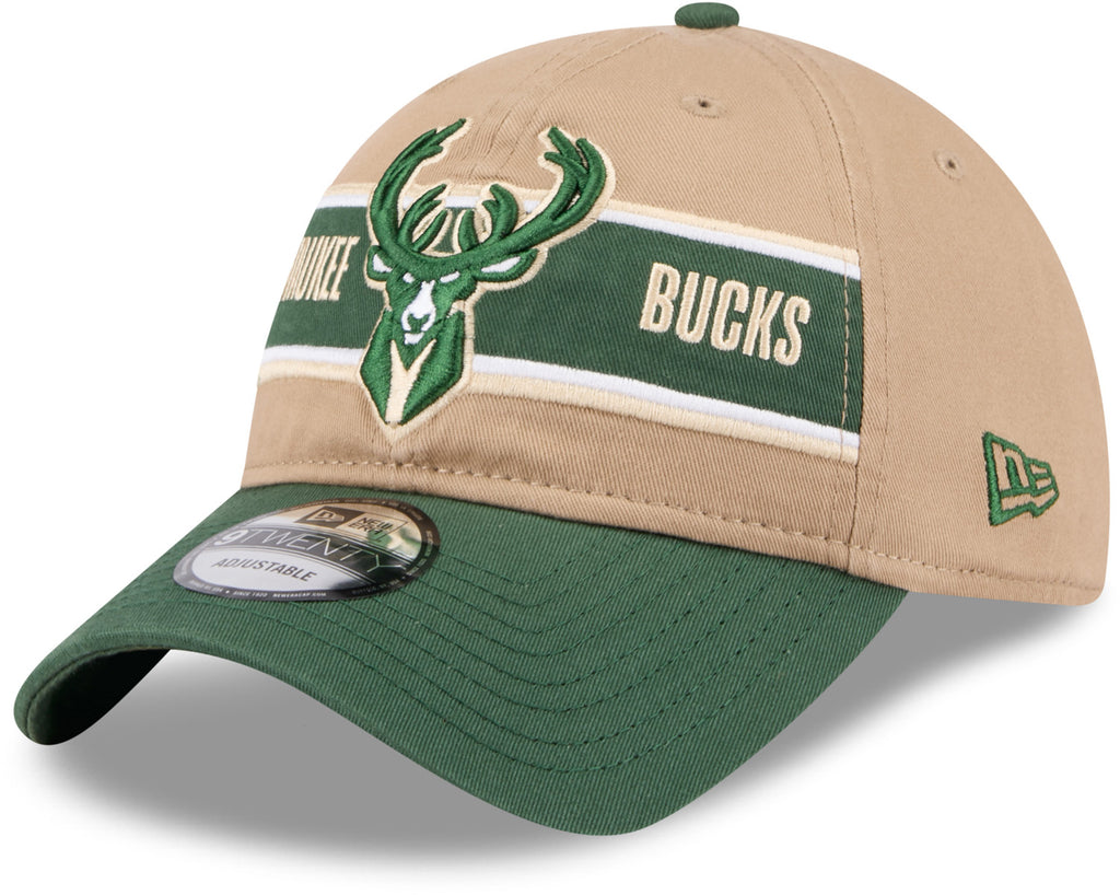 Milwaukee Bucks New Era 9Twenty NBA 2024 Draft Team Cap - pumpheadgear, baseball caps