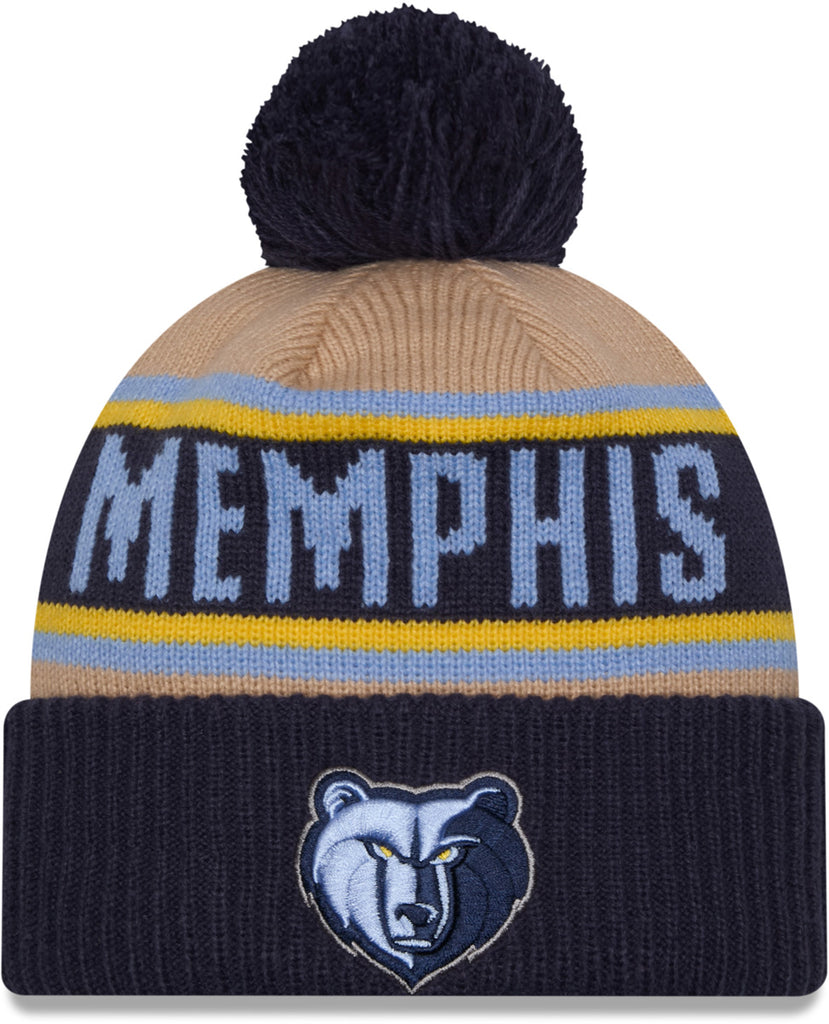 Memphis Grizzlies New Era NBA 2024 Draft Team Beanie - pumpheadgear, baseball caps