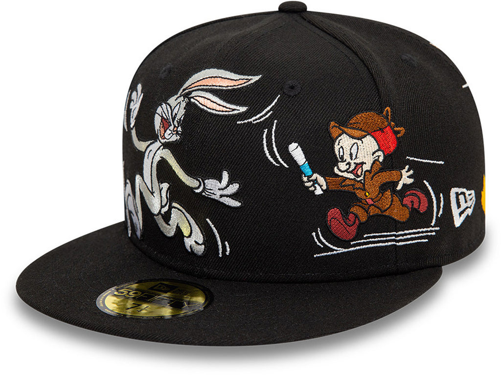 Looney Tunes New Era 59Fifty Multi Character Black Fitted Cap