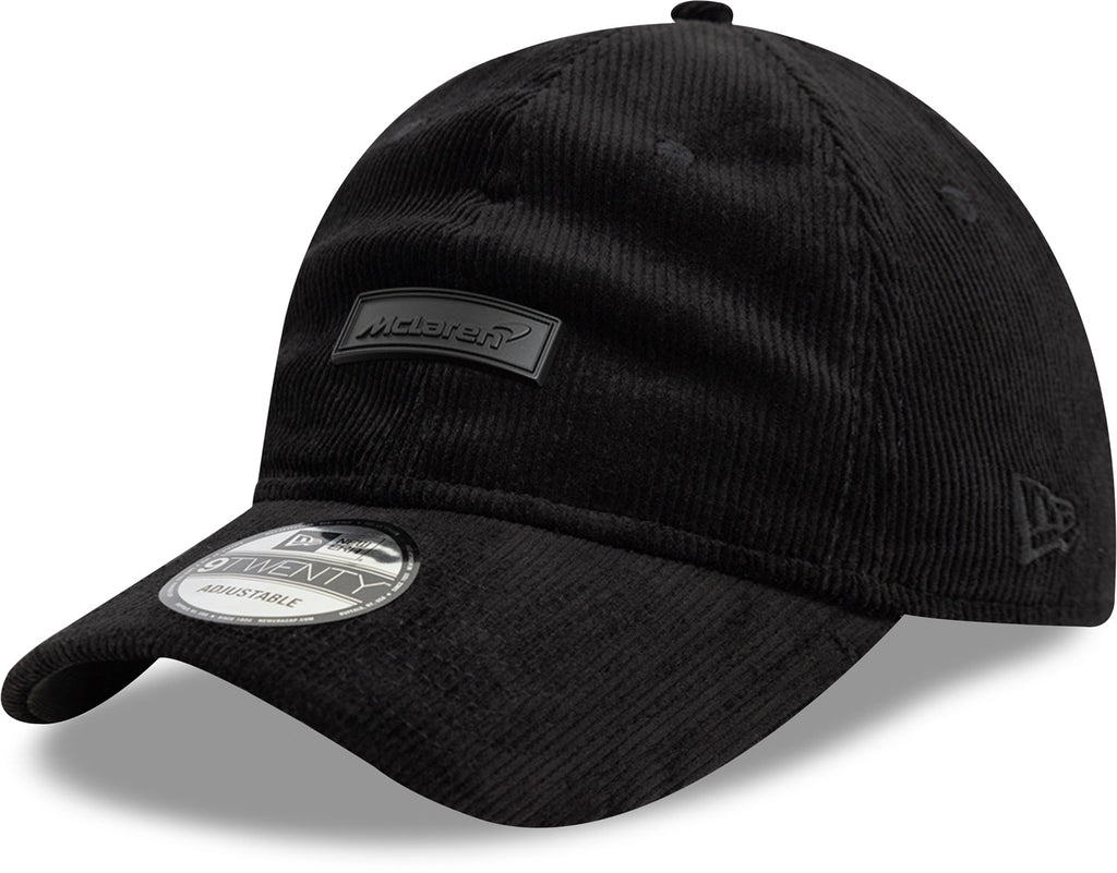 McLaren Automotive New Era 9Twenty Cord Black Team Cap - pumpheadgear, baseball caps