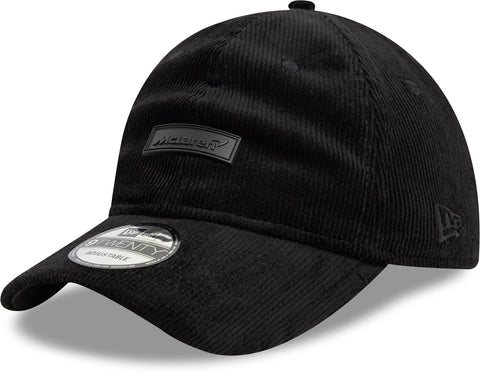 McLaren Automotive New Era 9Twenty Cord Black Team Cap - pumpheadgear, baseball caps